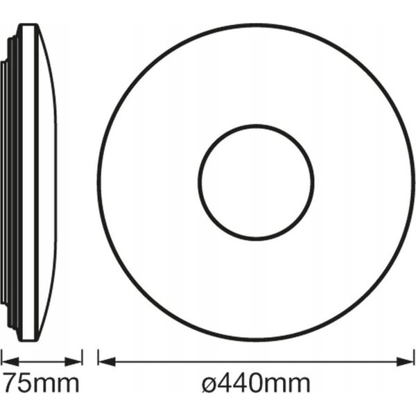 Lampa sufitowa Ledvance ORBIS SENSOR CEILING LIGHT SPRK.RO.440MM