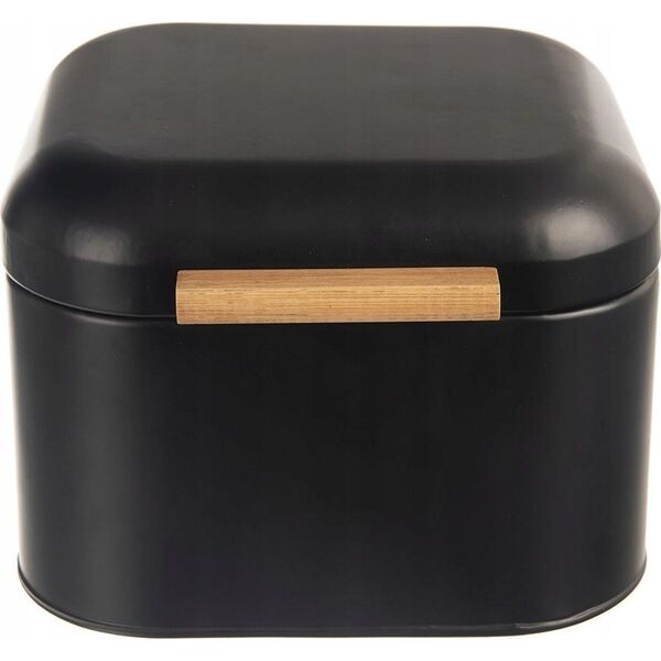 Orion Chlebak metalowy czarny BLACK 21,5x20x14,5 cm