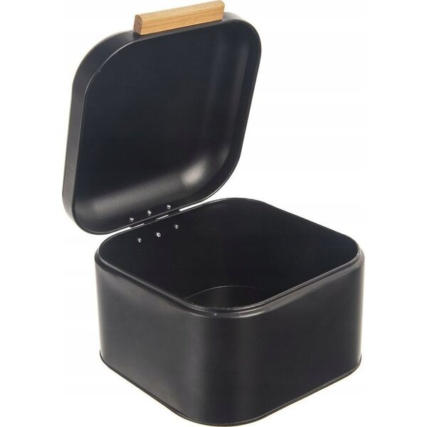 Orion Chlebak metalowy czarny BLACK 21,5x20x14,5 cm