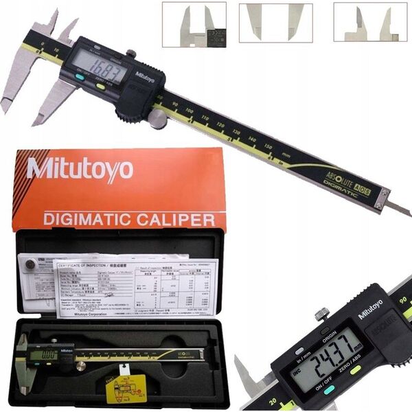 SUWMIARKA  150 CYFR.   IP67 1.5V/ABS/SQ CALIPER COOLANTPROOF