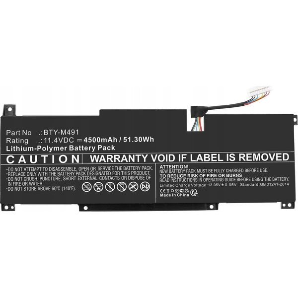 Pamięć do laptopa CoreParts CoreParts MBXMSI-BA0020 części zamienne do notatników Bateria