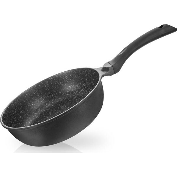 Patelnia Orion Patelnia granitowa głęboka wysoka GRANDE 28 cm