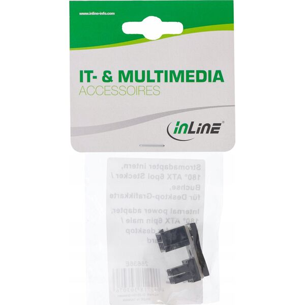 InLine InLine® Power adapter internal, 180° ATX 6pin male / female, for desktop graphics card