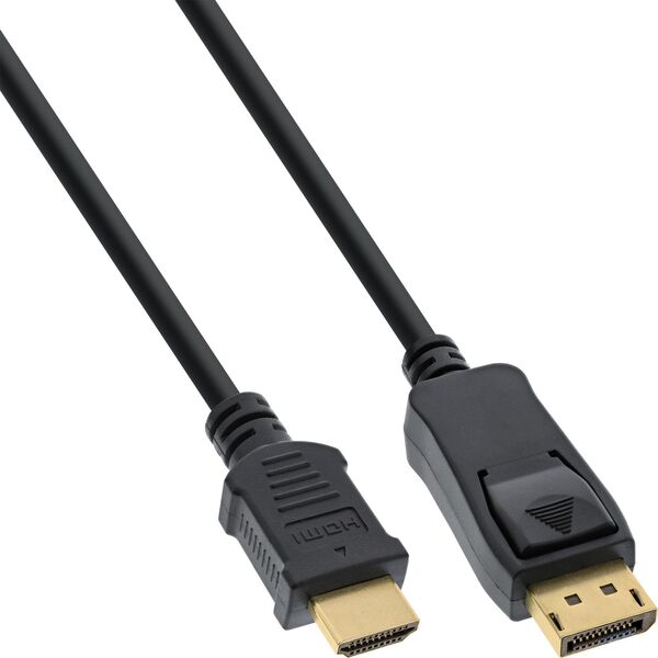 Kabel InLine InLine® DisplayPort to HDMI Converter Cable black 10m