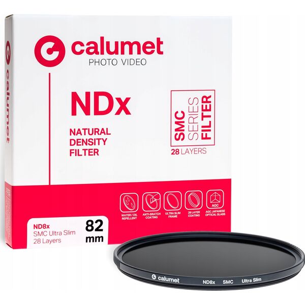 Filtr Calumet Calumet Filtr ND8x SMC 82 mm Ultra Slim 28 Layers
