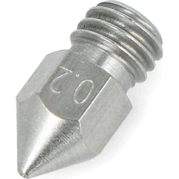 OEM Dysza 0,2mm MK8 - filament 1,75mm - stal nierdzewna}