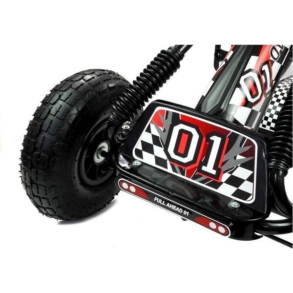 Lean Cars Gokart Czarny A-15 Pompowane Koła LEAN CARS