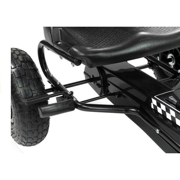 Lean Cars Gokart Czarny A-15 Pompowane Koła LEAN CARS