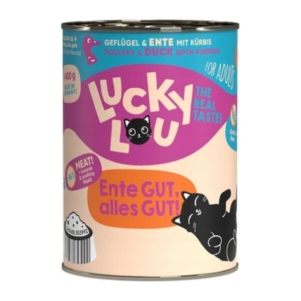 Lucky Lou Lucky Lou Lifestage Adult Drób i kaczka puszka 400g