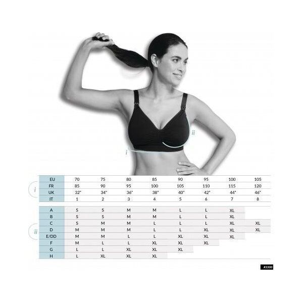 Carriwell CARRIWELL padded maternity & nursing bra Black M 3321