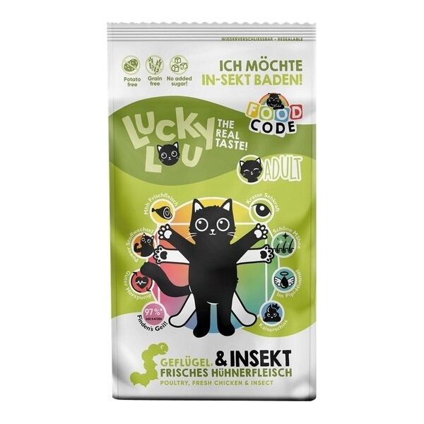 Lucky Lou Lucky Lou Food Code Lifestage Adult Geflugel & Insekt 340g