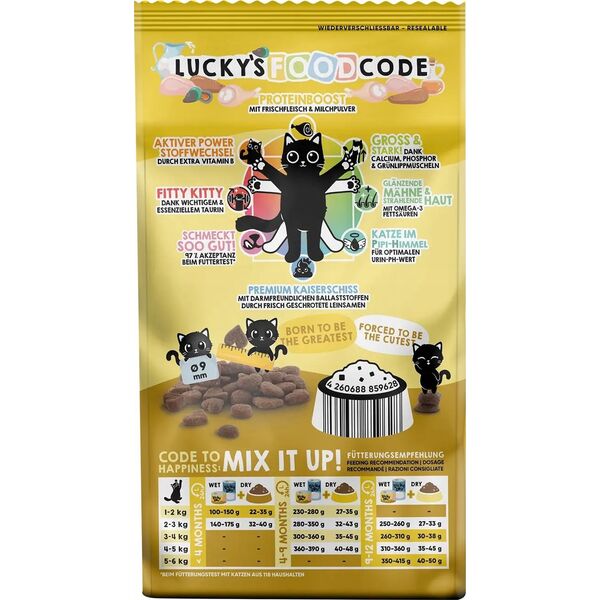 Lucky Lou Lucky Lou Food Code Lifestage Kitten Geflugel & Huhn 340g