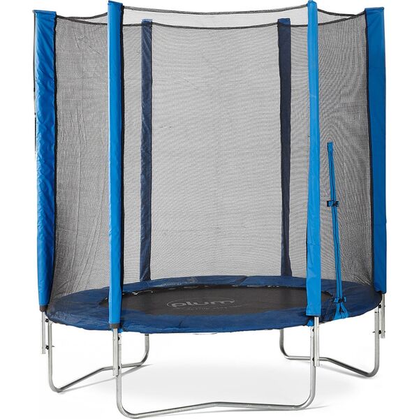 Plum PLUM Junior Trampoline & Enclosure, Blue, 182x182x200 cm, 30108