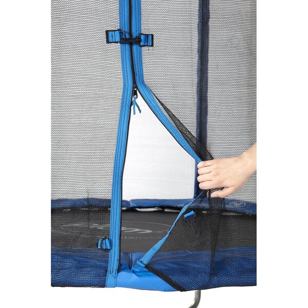Plum PLUM Junior Trampoline & Enclosure, Blue, 182x182x200 cm, 30108