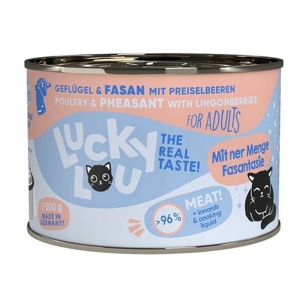 Lucky Lou Lucky Lou Lifestage Adult Drób i bażant puszka 200g