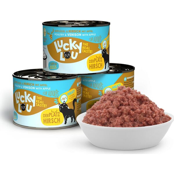Lucky Lou Lucky Lou Lifestage Adult Drób i jeleń puszka 200g