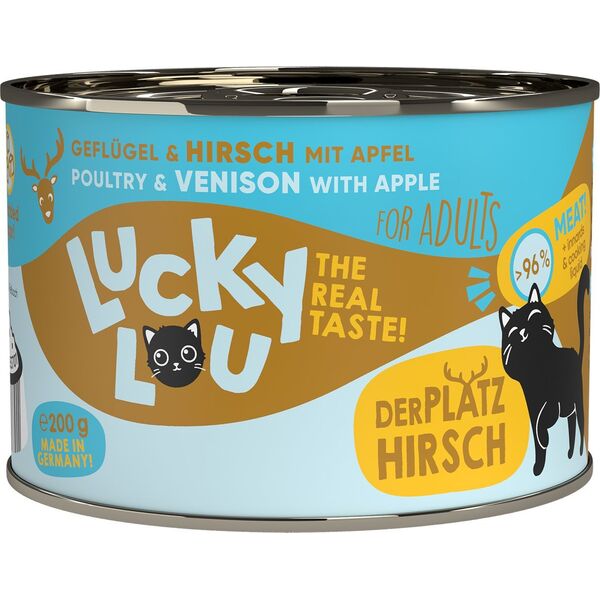 Lucky Lou Lucky Lou Lifestage Adult Drób i jeleń puszka 200g
