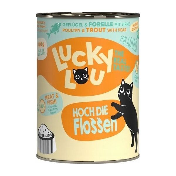 Lucky Lou Lucky Lou Lifestage Adult Drób i pstrąg puszka 400g