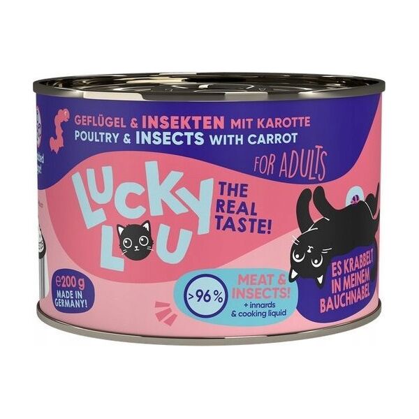 Lucky Lou Lucky Lou Lifestage Adult Drób i owady puszka 200g