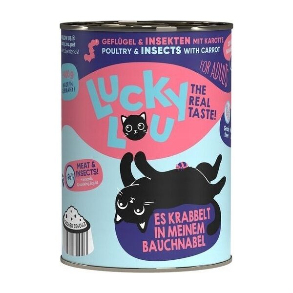 Lucky Lou Lucky Lou Lifestage Adult Drób i owady puszka 400g