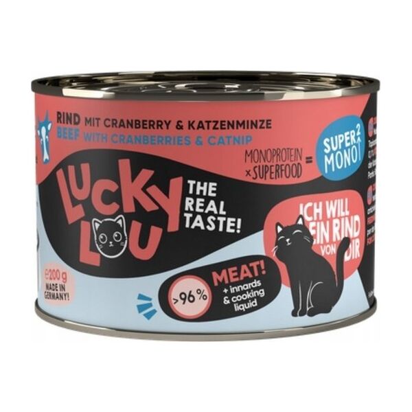 Lucky Lou Lucky Lou SuperMono Wołowina puszka 200g