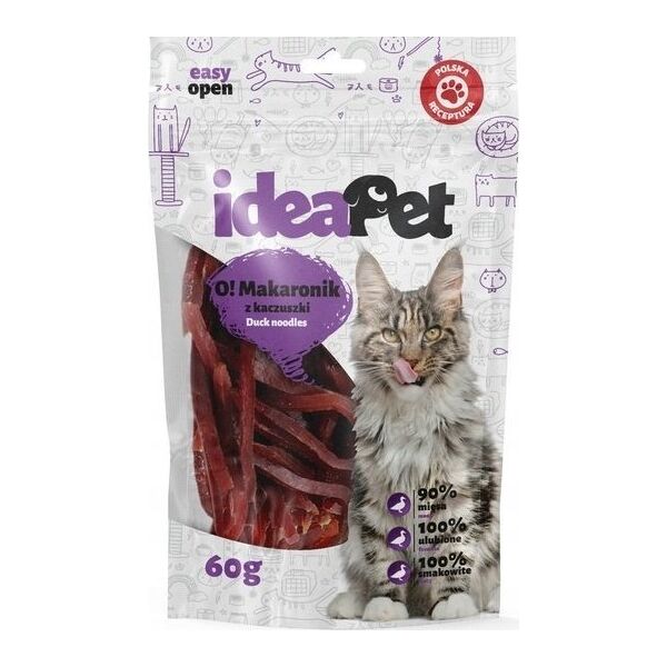 IdeaPet IdeaPet O! Kot Makaron z kaczki 60g