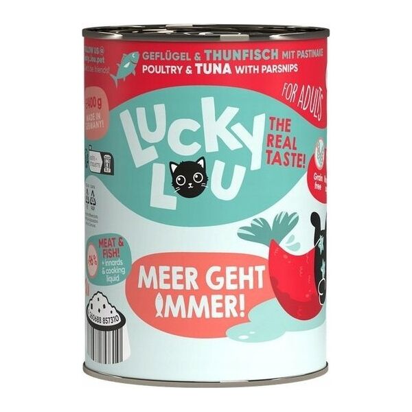 Lucky Lou Lucky Lou Lifestage Adult Drób i tuńczyk puszka 400g