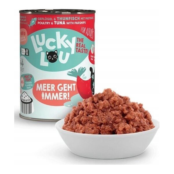 Lucky Lou Lucky Lou Lifestage Adult Drób i tuńczyk puszka 400g