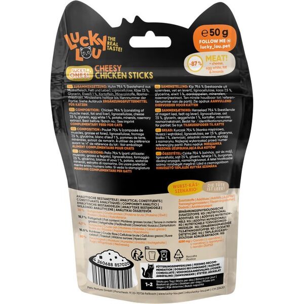 Lucky Lou Lucky Lou Lucky Ones Sticks Ser & Kurczak 50g