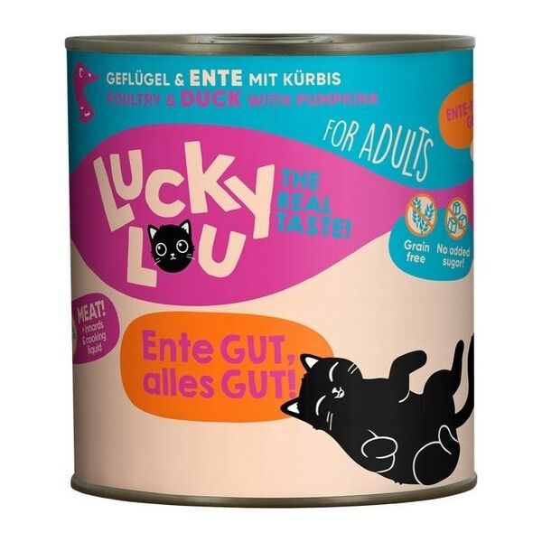 Lucky Lou Lucky Lou Lifestage Adult Drób i kaczka puszka 800g