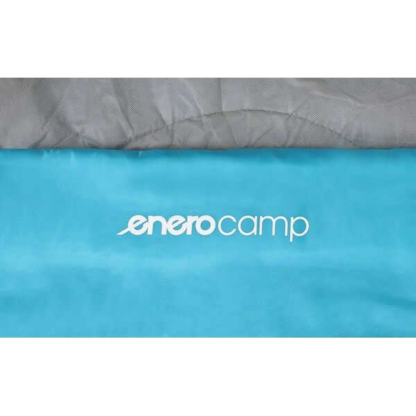 Enero ŚPIWÓR TURYSTYCZNY TRAVELER 210X80/50CM  BŁĘKITNO SZARY ENERO CAMP