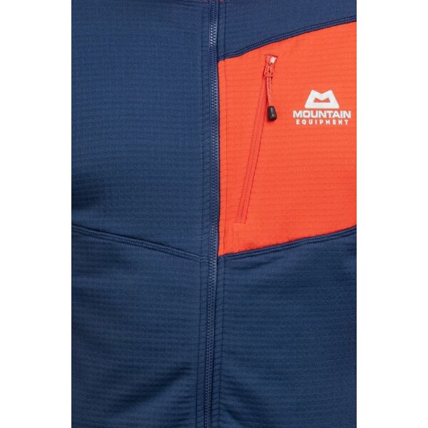 Bluza eclipse hooded-medieval blue-cardinal orange-m