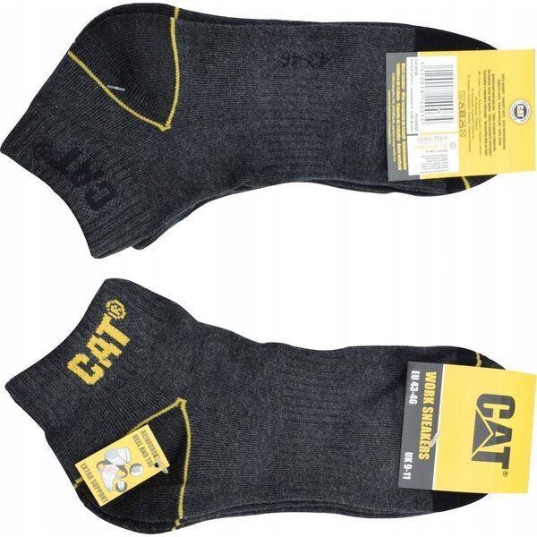 CAT Male socks CAT ZCM0571 gray 43/46 3pr