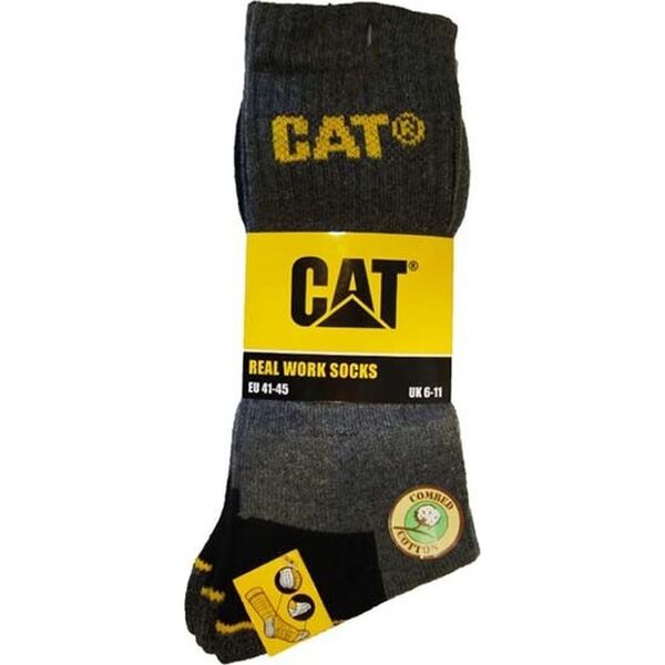 CAT Male socks CAT DYP597 gray 41/45 3pr