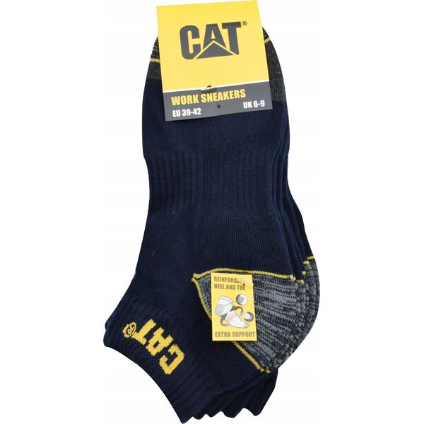 CAT Male socks CAT ZCM0570 gray 39/42 3pr
