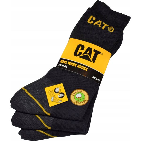CAT Male socks CAT DYP393 black 41/45 3pr