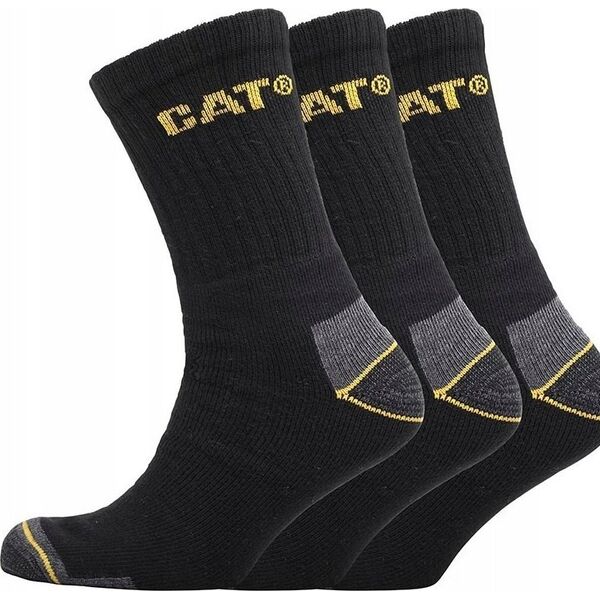 CAT Male socks CAT DYP393 black 41/45 3pr