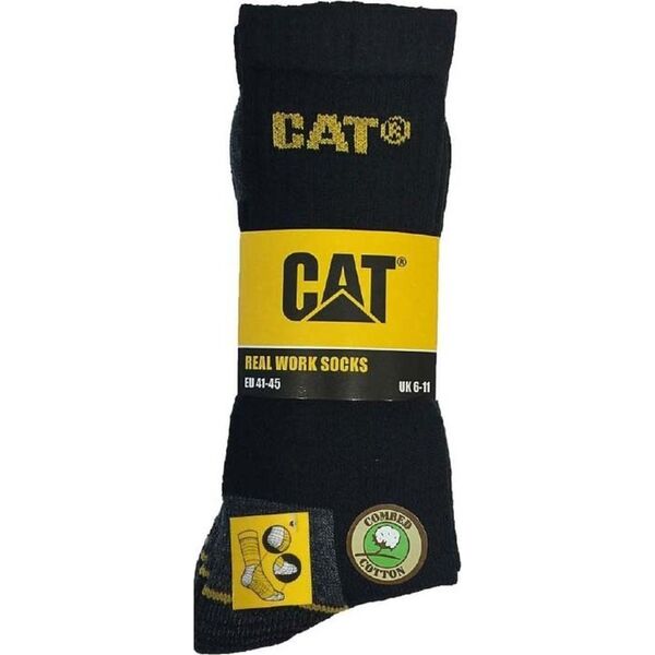 CAT Male socks CAT DYP393 black 41/45 3pr