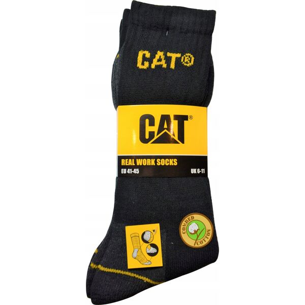 CAT Male socks CAT DYP393 black 41/45 3pr