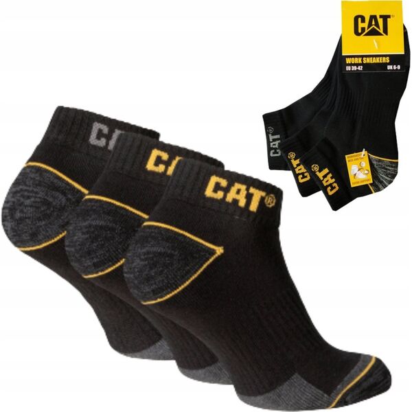 CAT Male socks CAT ZCM0508 black 39/42 3pr