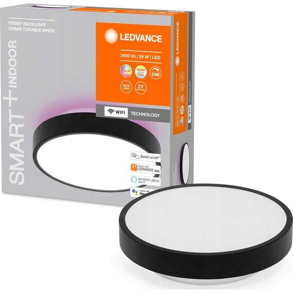 Ledvance SMART WIFI ORBIS RD BL 350 RGBTW BK