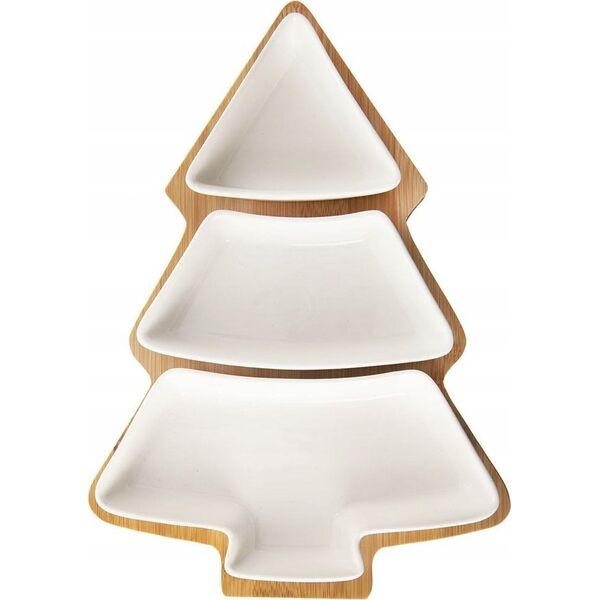 Orion Miseczki na przekąski porcelanowe białe WHITELINE 28 cm 4 el.