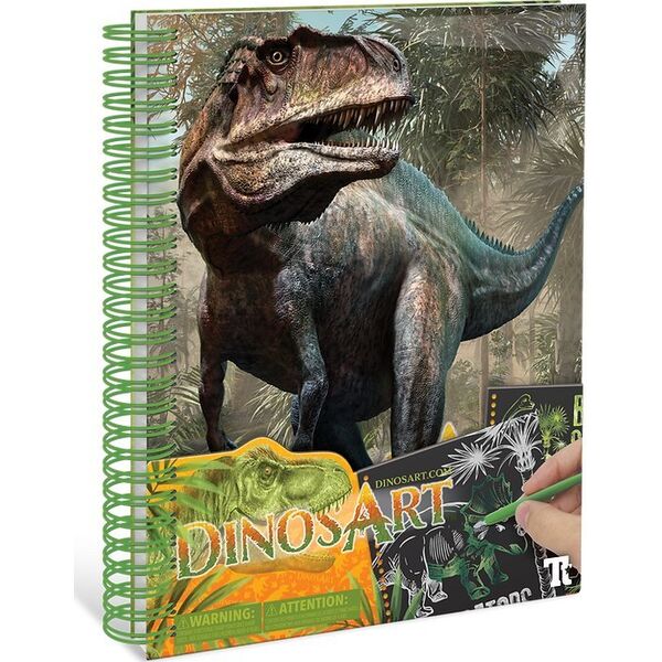 Imagine That Publishing Ltd DINOSART creative book Scratch & Sketch, 15201