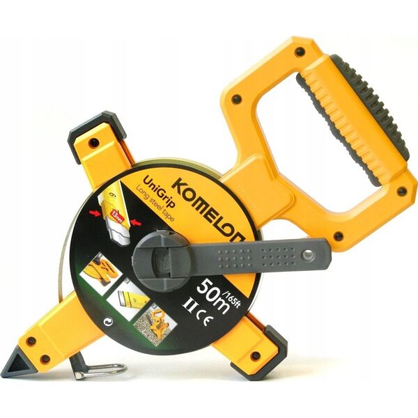 Ermenrich Measuring tape metal UNI GRIP 50 m