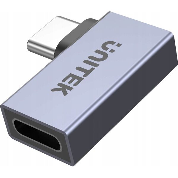 Adapter USB Unitek Unitek Adapter USB-C na USB-C kątowy płaski 40Gbps