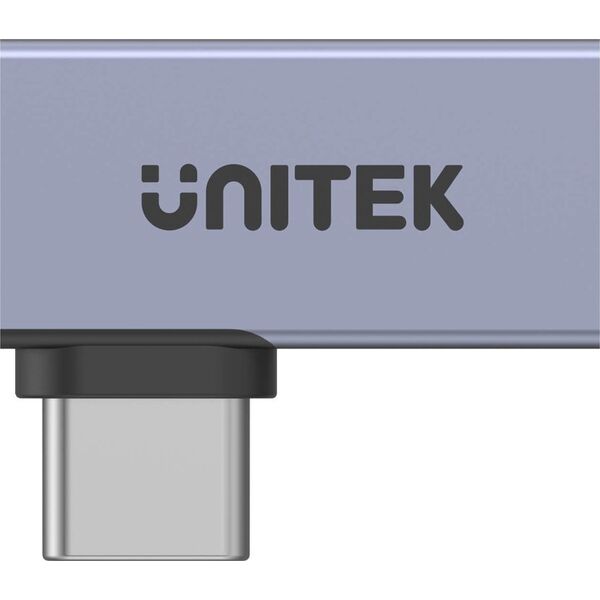 Adapter USB Unitek Unitek Adapter USB-C na USB-C kątowy płaski 40Gbps