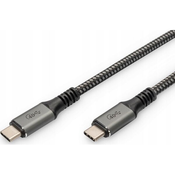 Kabel USB Digitus USB-C - USB-C 3 m Czarny (DB-300443-030-S)