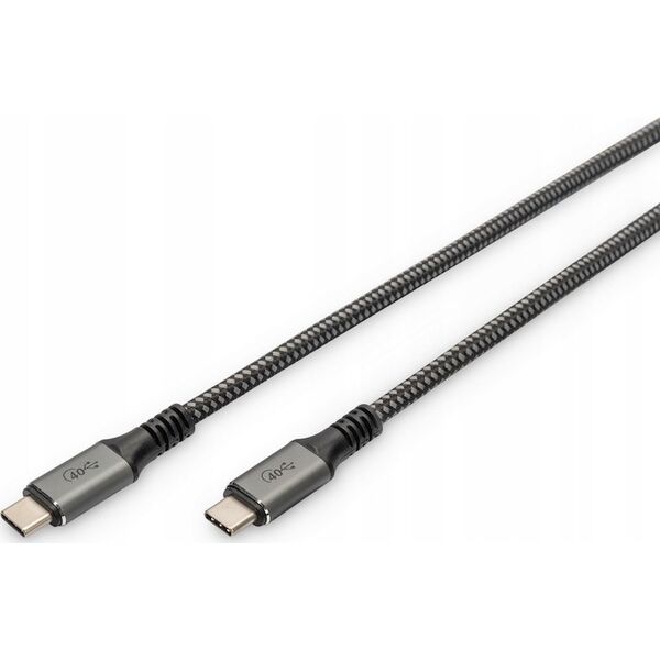 Kabel USB Digitus USB-C - USB-C 3 m Czarny (DB-300443-030-S)