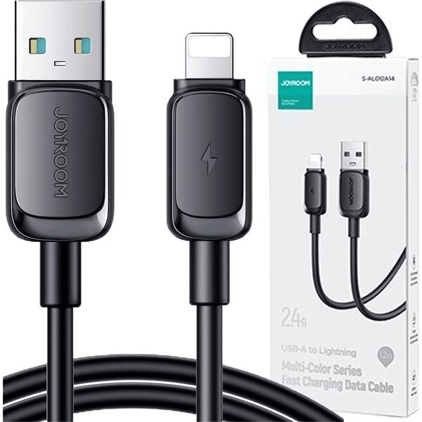 Kabel USB Joyroom USB-A - Lightning 1.2 m Czarny (JYR768)
