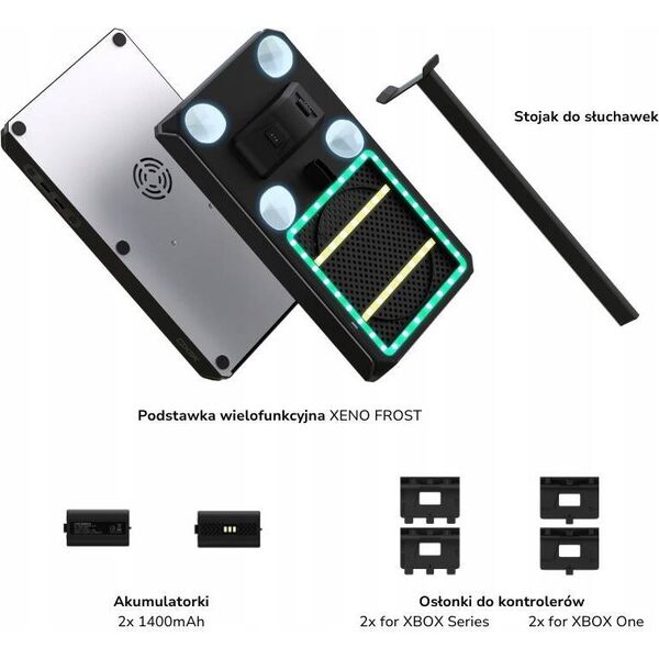 Yaxo Podstawka YAXO XENO FROST Chłodząca i Ładująca do XBOX Series X/S one size